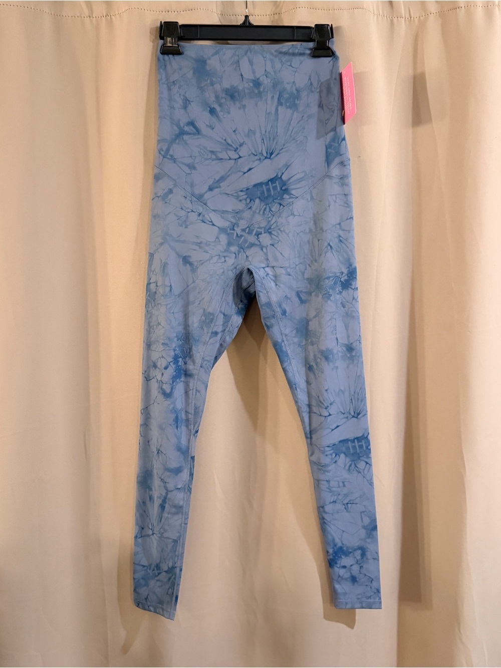 Women’s NWT Poshdivah Maternity Blue Tie-Dye Leggings